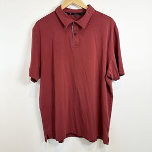 Public Rec Polo Shirt Mens 2XL Red Go To Performance Stretch Golf Pima Cotton